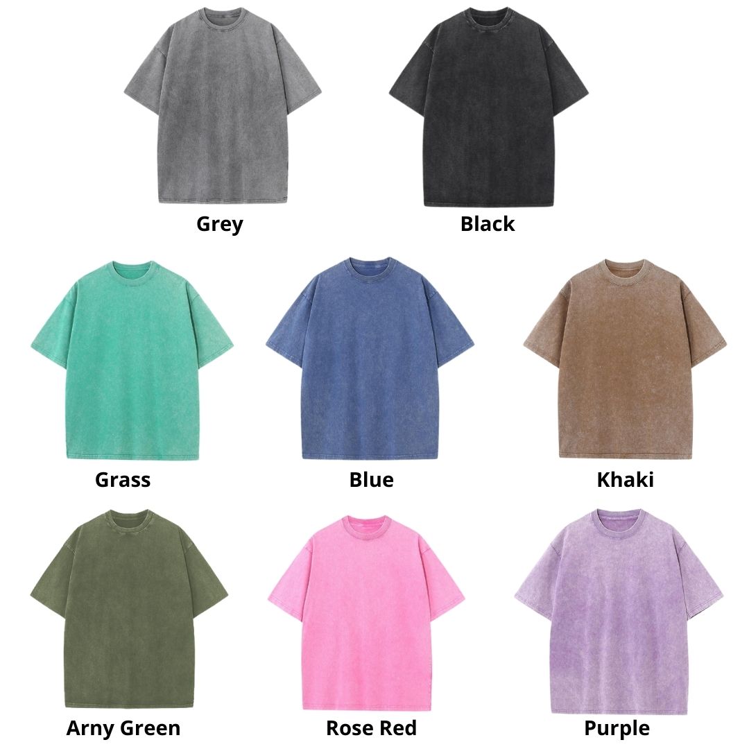 Mineral Wash T Shirt Color - Aespa Shop