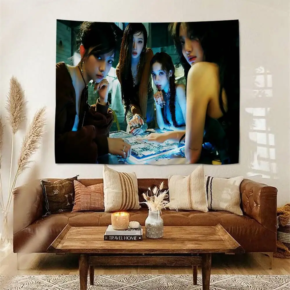 aespa Dramatic Atmosphere Tapestry