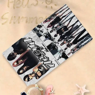 aespa Whiplash Group Concept Beach Towels