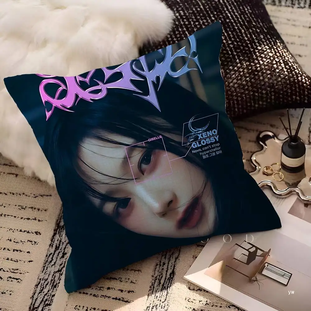 Aespa Giselle Xeno Glossy Pillow
