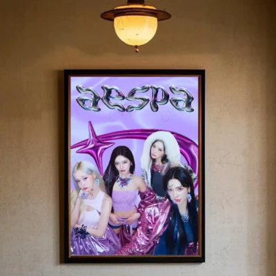 aespa Karina Winter Giselle Ningning Supernova Wall Art