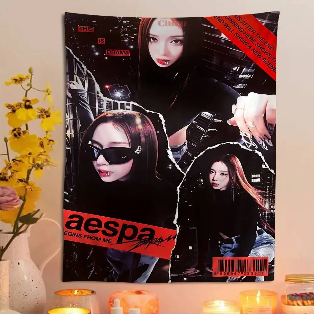 Glamorous Drama aespa Tapestry