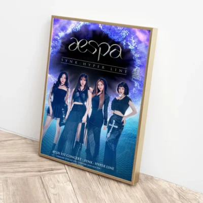 Aespa Synk: Hyper Line Wall Art