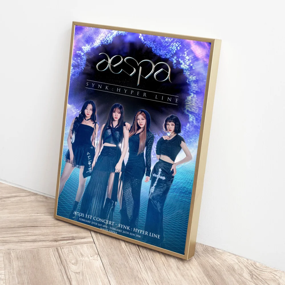 Aespa Synk: Hyper Line Wall Art