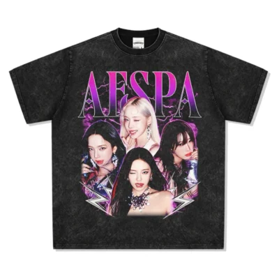 aespa Members Mineral T-shirt
