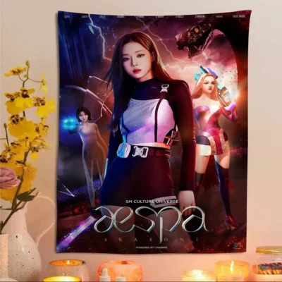 aespas Colorful Winter Tapestry