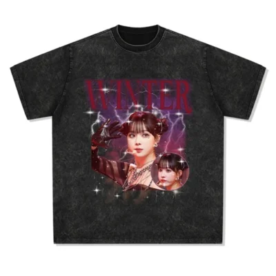 Winter aespa Mineral T-shirt