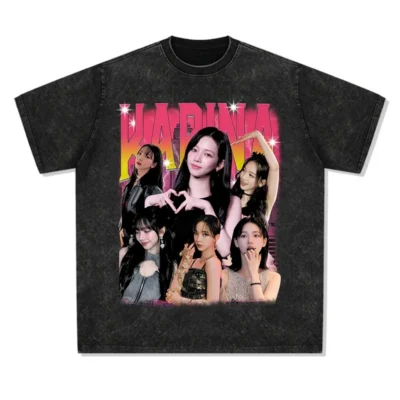 Yu Ji-min Karina aespa Mineral T-shirt