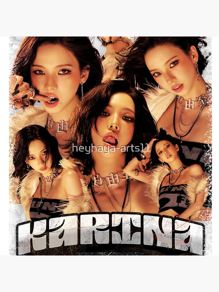 Aespa Karina Dirty Work Throw Pillow - Image 2