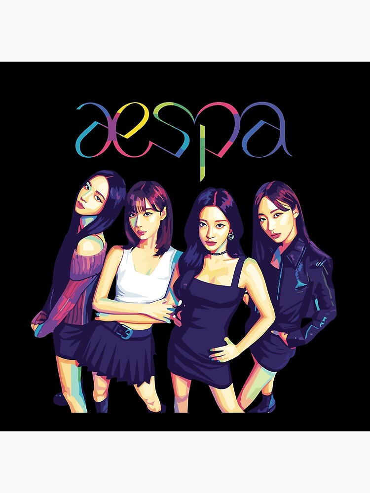 Aespa Kpop Throw Pillow - Image 2