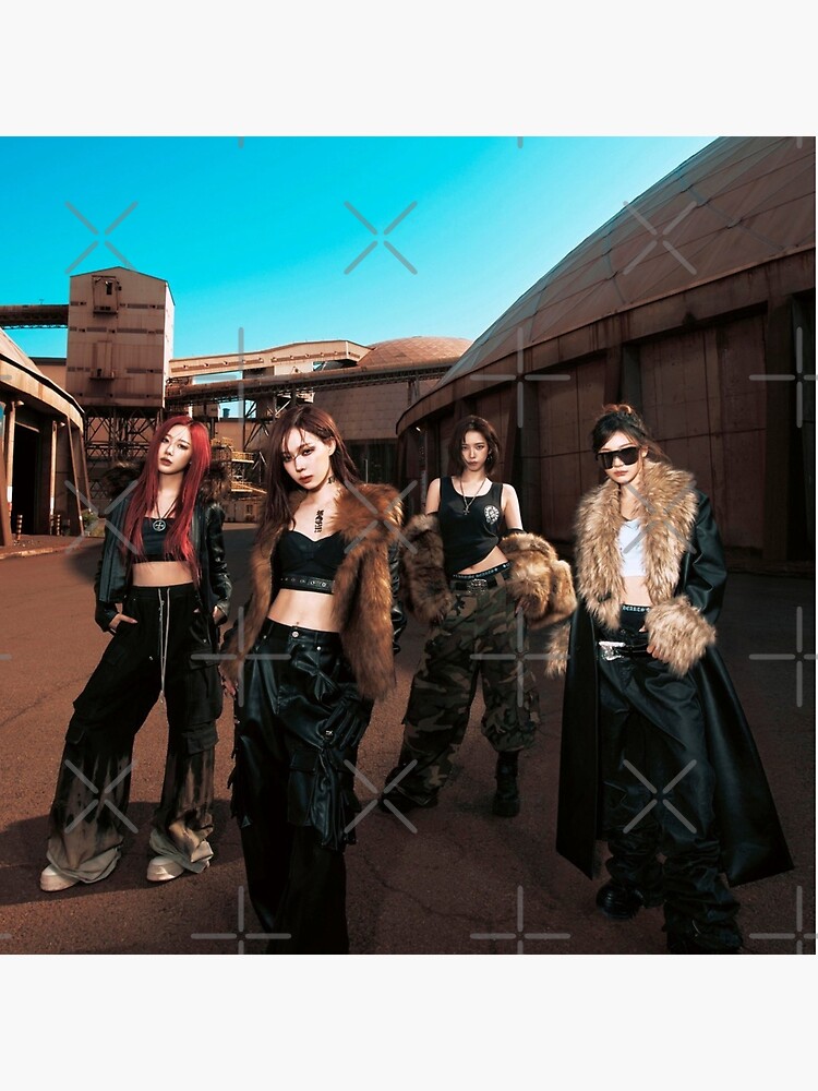 Aespa Confident And Dominant Presence Shower Curtain - Image 2