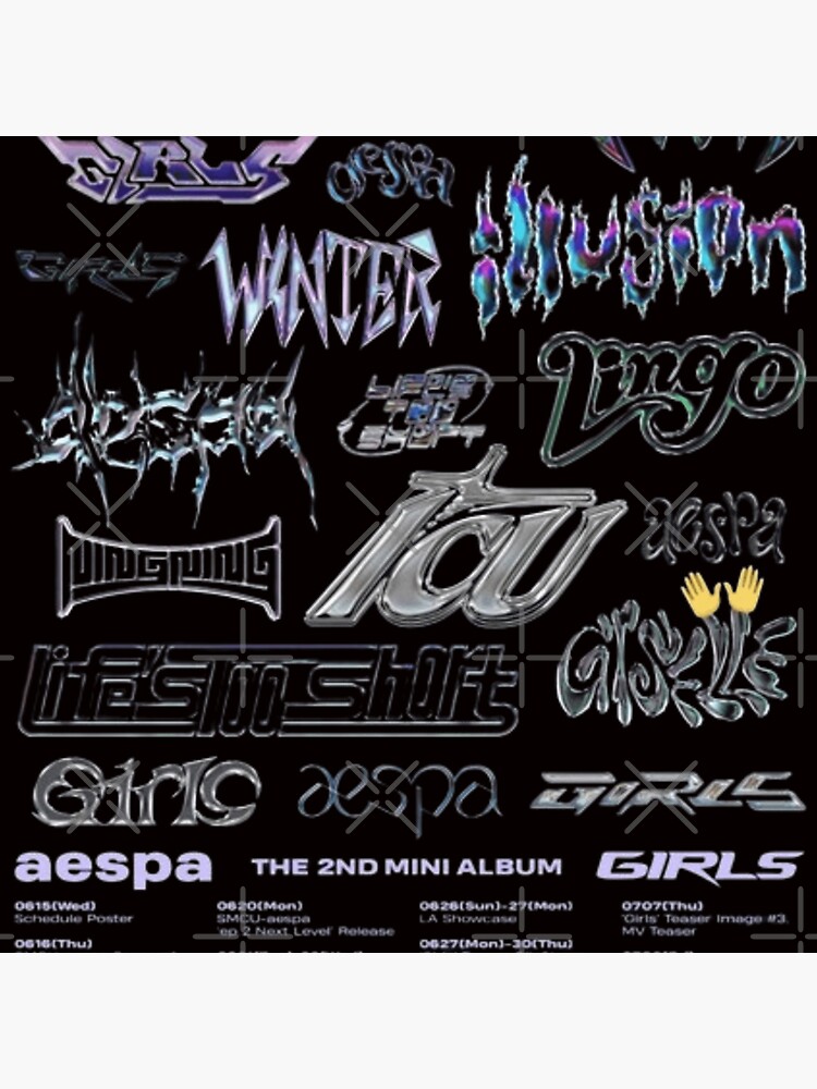 Aespa Logos Tapestry - Image 2