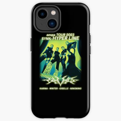 Aespa Savage Shirt Live Tour 2023 Synk Hyper Line Merch Kpop Iphone Case