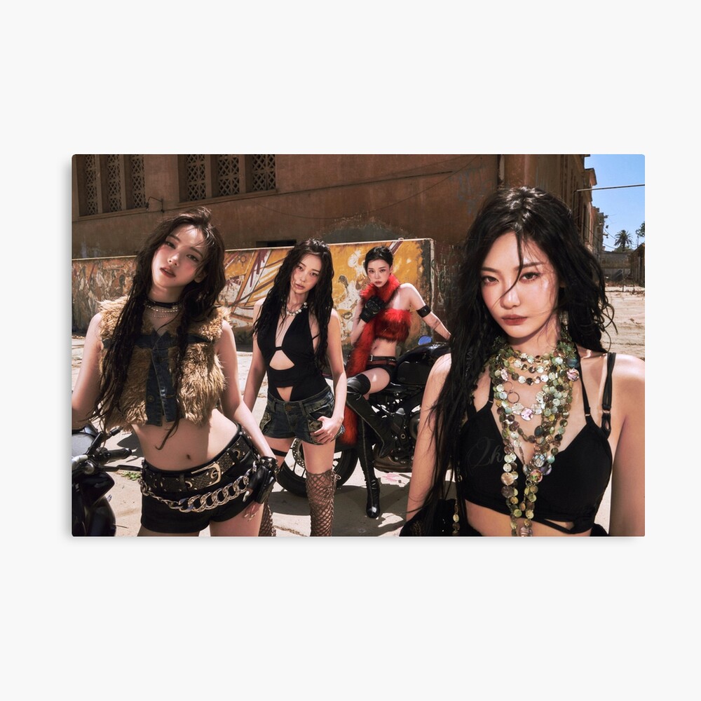 Aespa Sharp And Hypnotic Member Poster