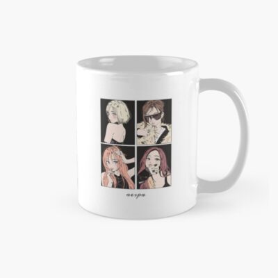 Aespa Y2K Pop Art %Ec%97%90%Ec%8A%A4%Ed%8C%8C Mug