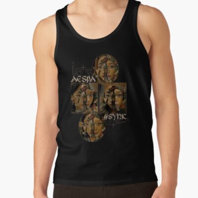 Aespa Vintage Flowers Edit K Pop Merch Tank Top