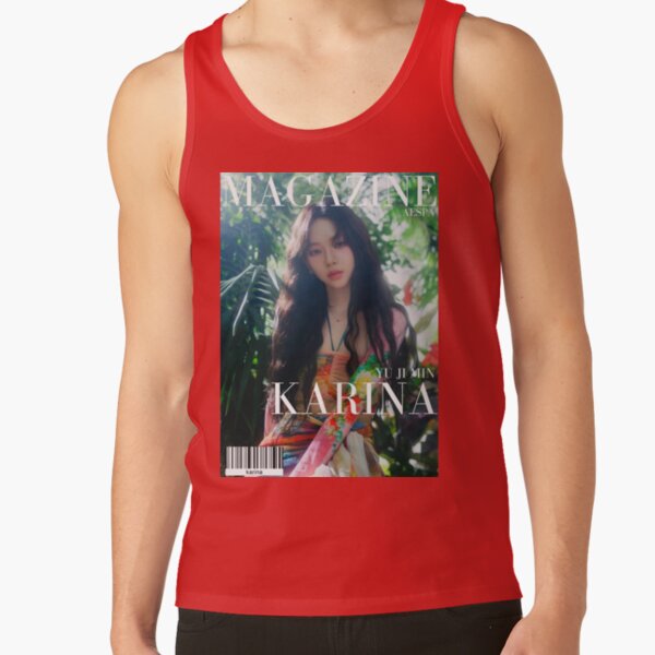 Aespa Karina Magazine Cover Tank Top - Image 4