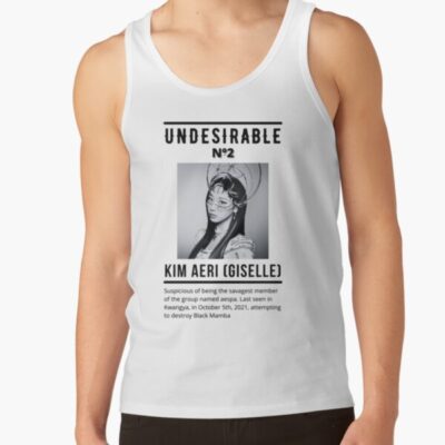 Aespa Giselle Undesirable Poster Tank Top