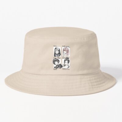Aespa Sync Black And White Bucket Hat