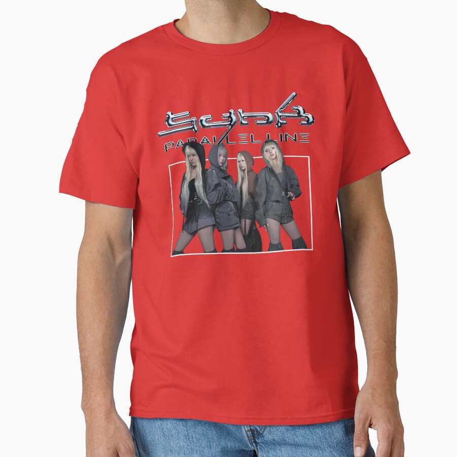 Aespa 2024 Live Tour Synk Parallel Line T-shirt - Image 5