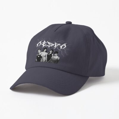 Aespa Black And White Cap
