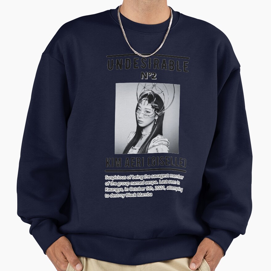 Aespa Giselle Undesirable Poster Sweatshirt - Image 5