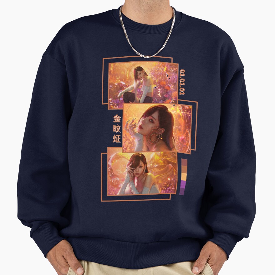 Aespa Winter Next Level Collage Sweatshirt - Image 5