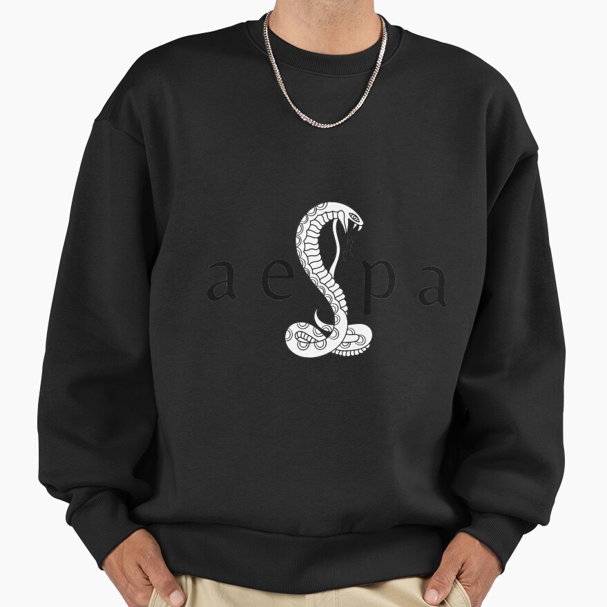 Aespa Logo Art Sticky Sweatshirt - Image 2