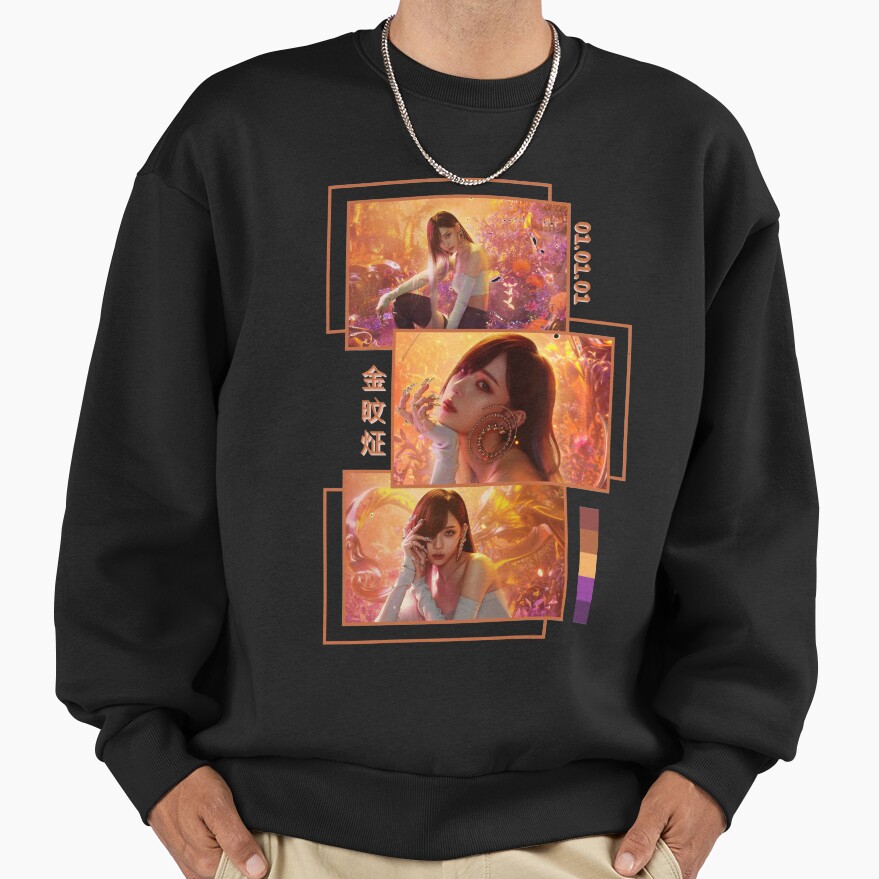 Aespa Winter Next Level Collage Sweatshirt