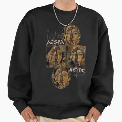 Aespa Vintage Flowers Edit K Pop Merch Sweatshirt