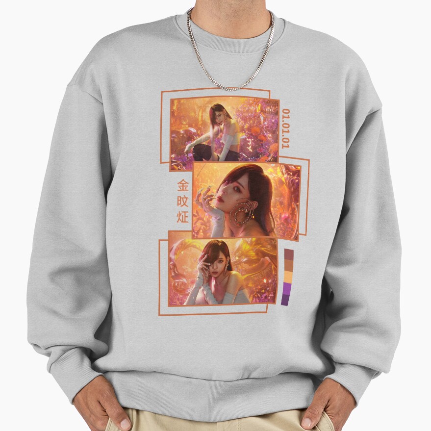 Aespa Winter Next Level Collage Sweatshirt - Image 4