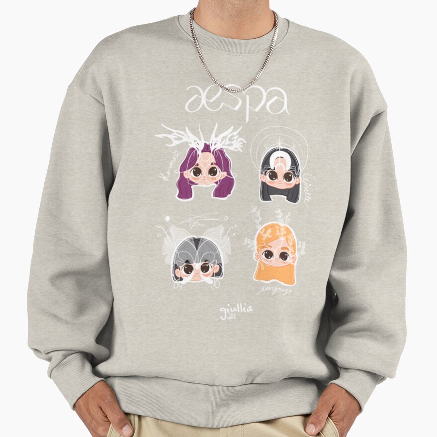 Aespa Savage Fanart Sweatshirt - Image 3