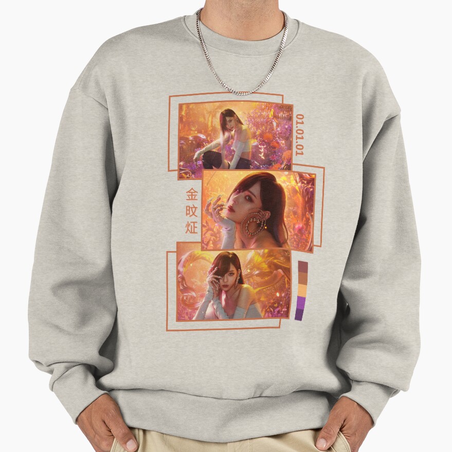 Aespa Winter Next Level Collage Sweatshirt - Image 3