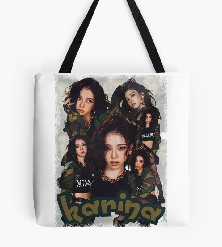 Aespa Karina Whiplash Tote Bag
