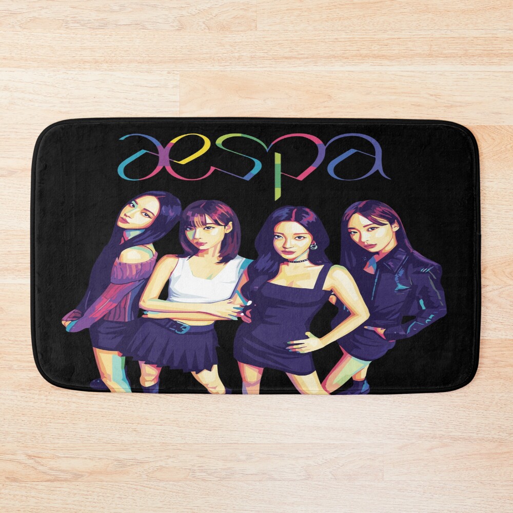 Aespa Kpop Bath Mat