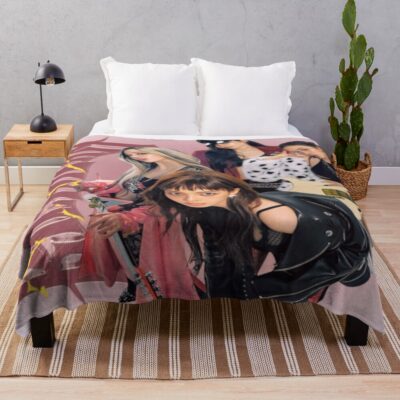 Aespa Rich Man Throw Blanket