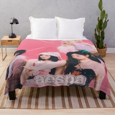 Aespa Hot Mess Throw Blanket
