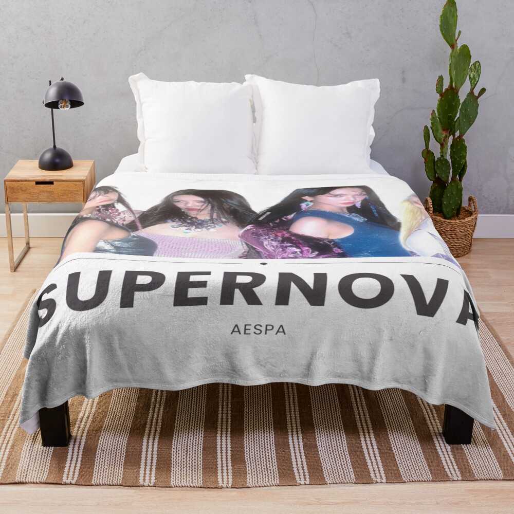 Supernova Poster Throw Blanket