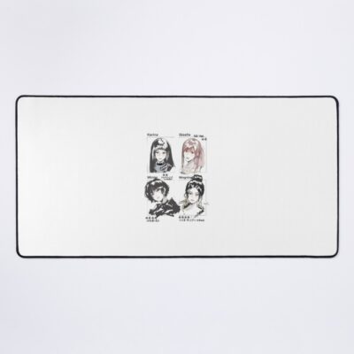 Aespa Sync Black And White Mouse Pad