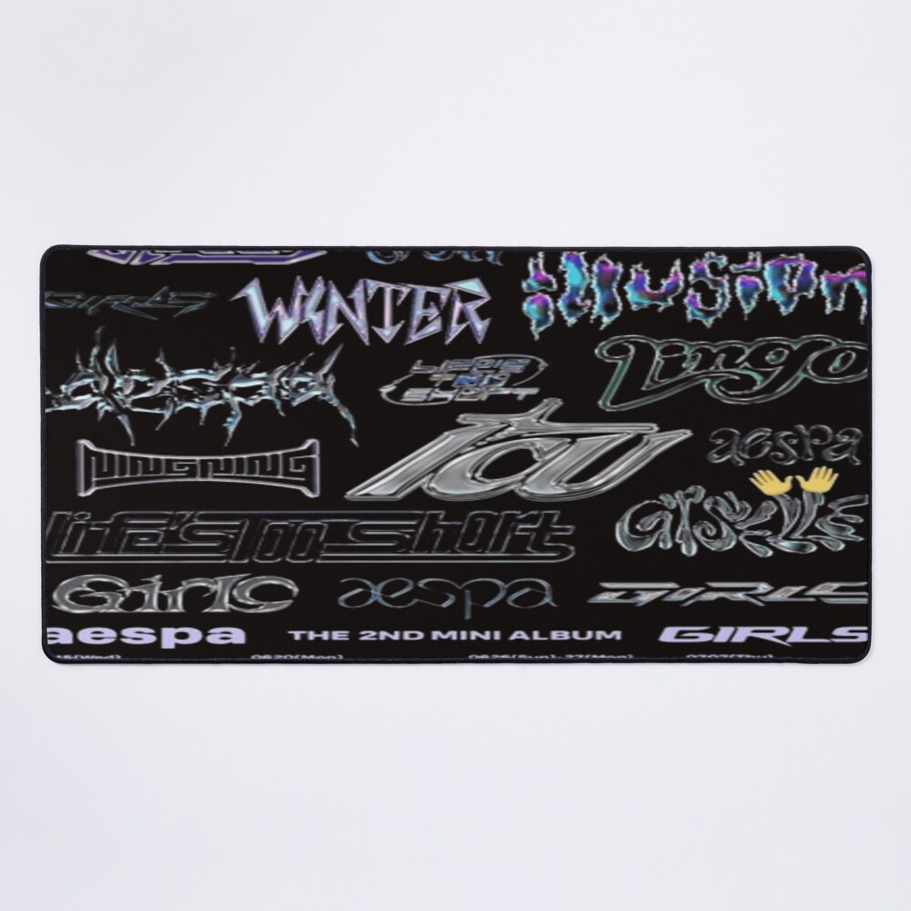 Aespa Logos Mouse Pad