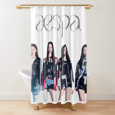 Aespa: My First Page Shower Curtain