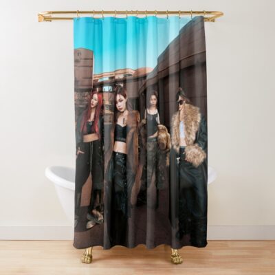 Aespa Confident And Dominant Presence Shower Curtain