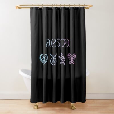 Aespa Symbols Shower Curtain