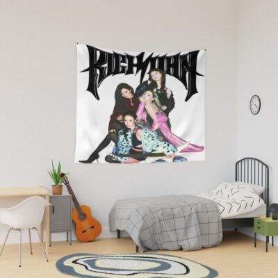 Aespa Rich Man Group Tapestry