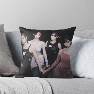 Aespa Kpop Girl Group Throw Pillow