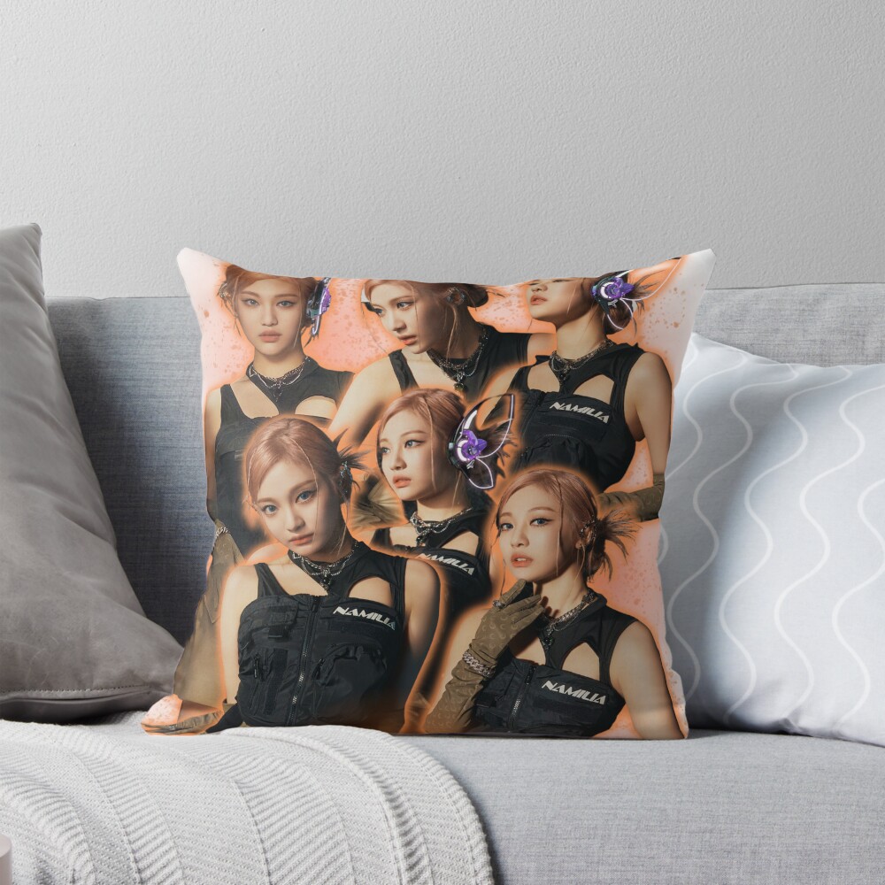 Ningning Of Aespa Throw Pillow
