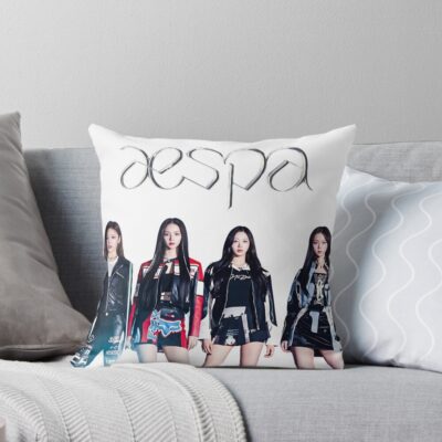 Aespa Throw Pillow