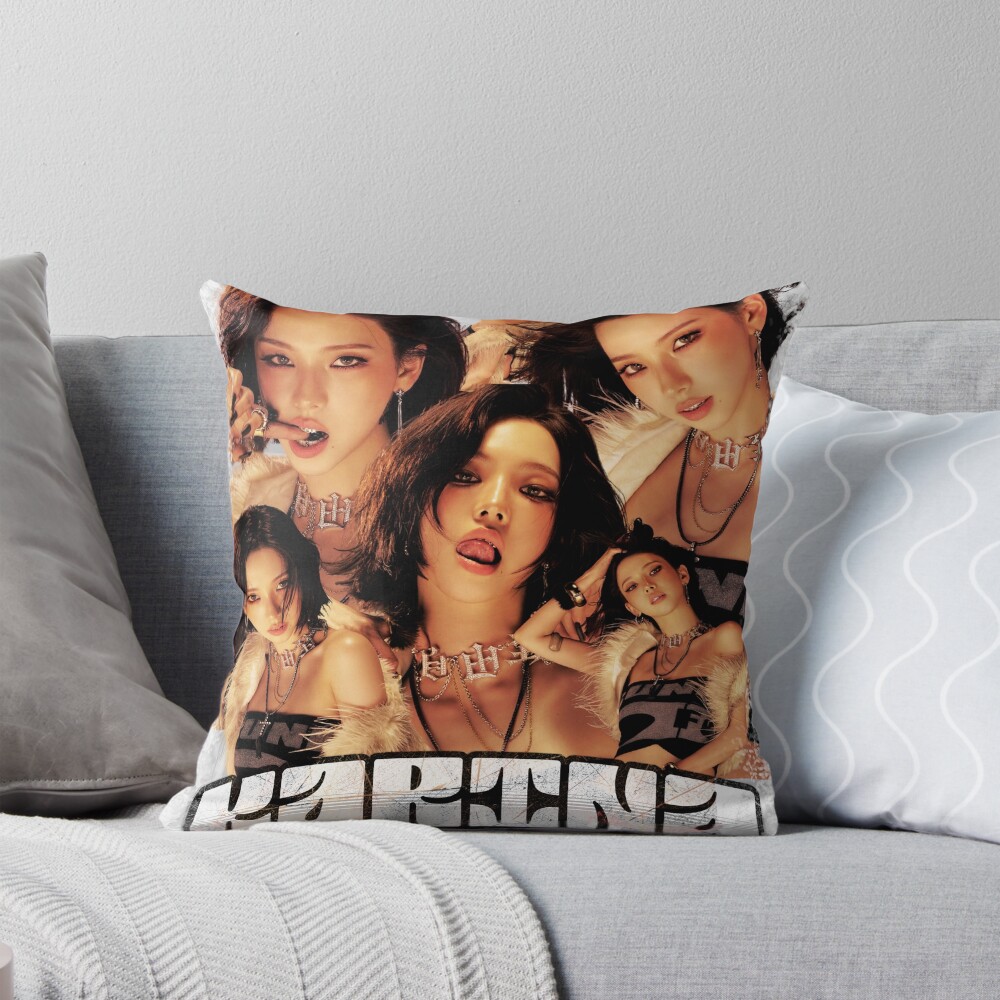 Aespa Karina Dirty Work Throw Pillow