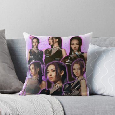 Karina Of Aespa Throw Pillow