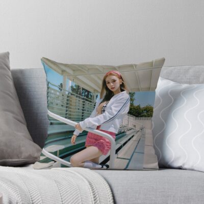 Aespa Karina Spicy Throw Pillow